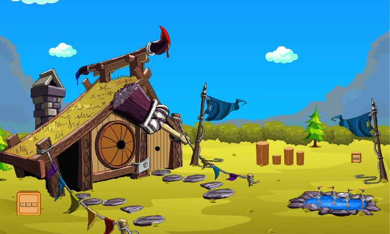 Screenshot of Wooden Cart Escape