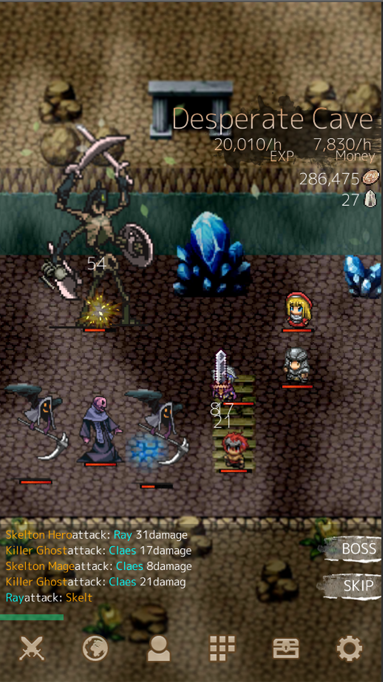 Screenshot 1 of BattleDNA2 - 방치형 RPG 1.15