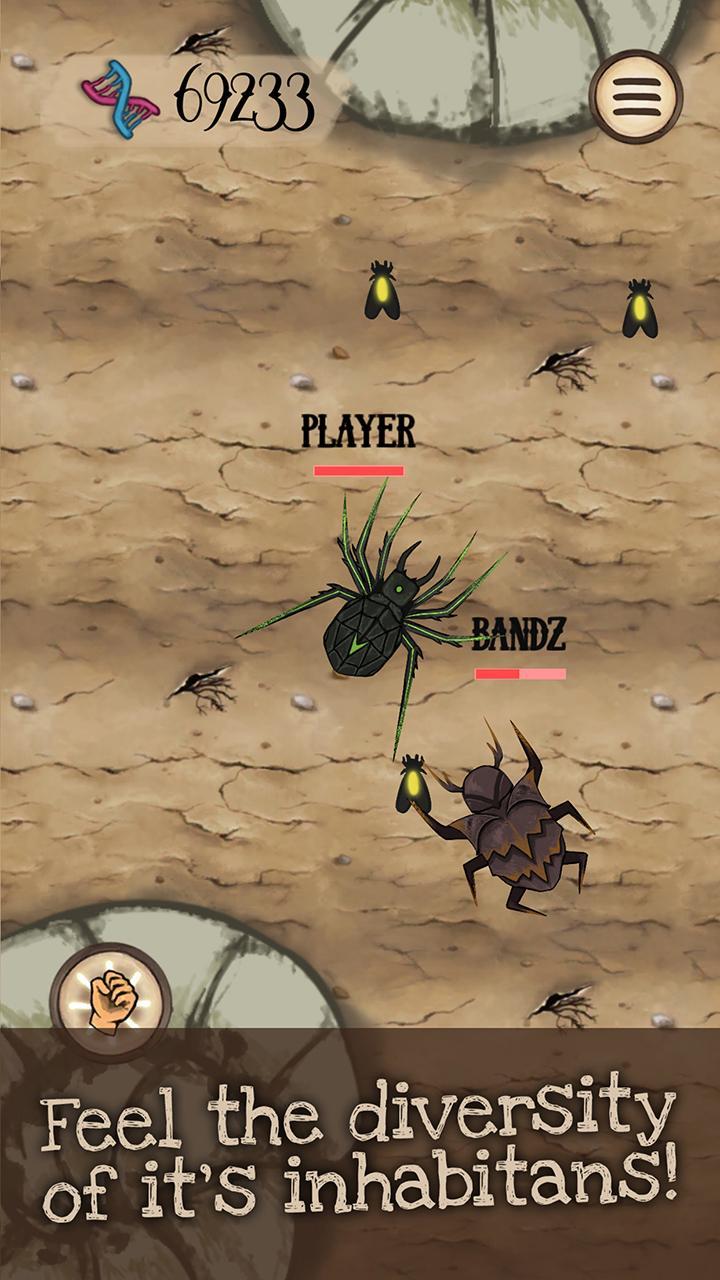 Insect.io spore bug's life Game Screenshot