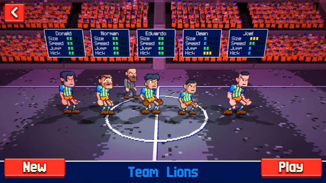 Screenshot of Super Jump Soccer