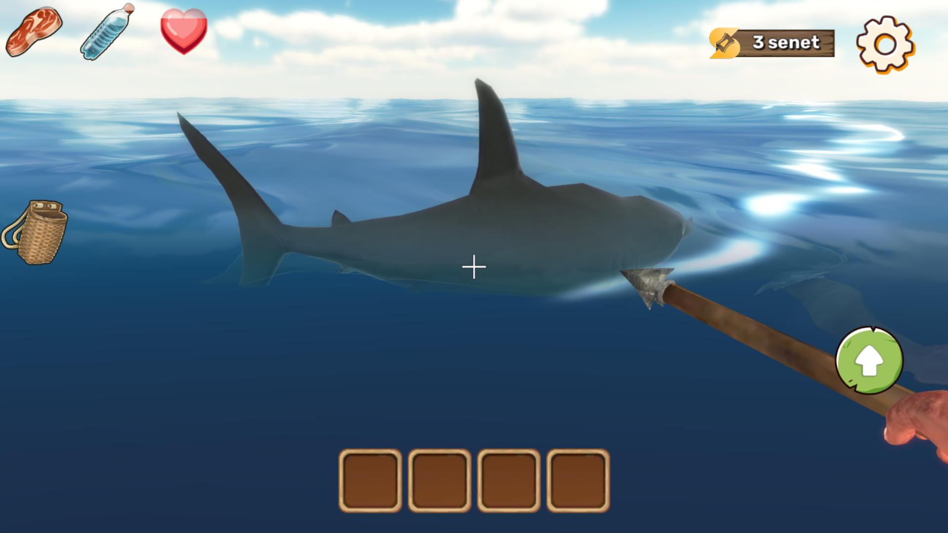 Ocean Shark Survival Challenge ゲームのスクリーンショット