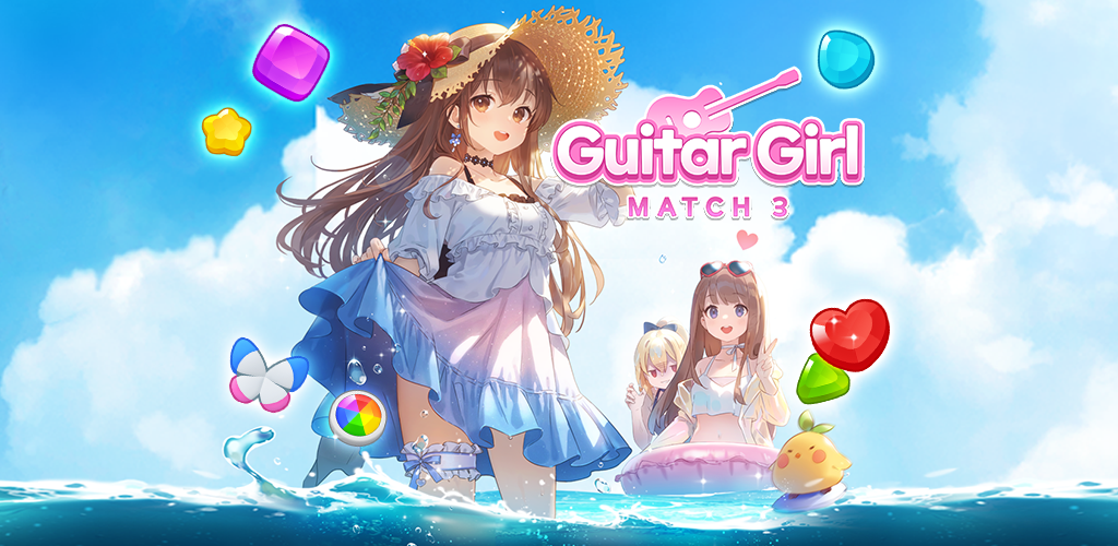 Banner of Guitar Girl Match 3 