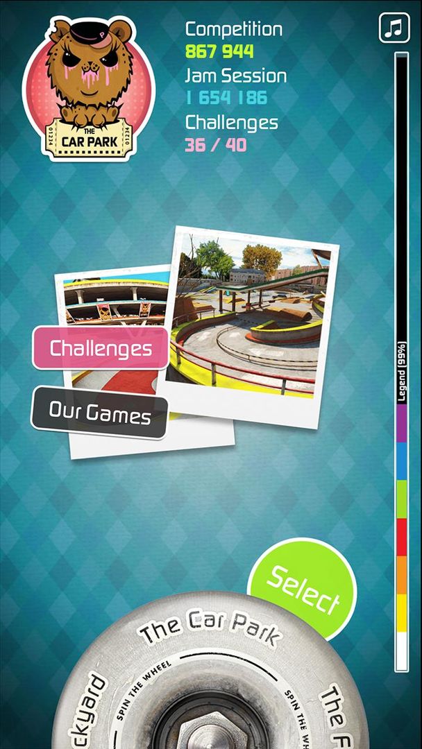 Screenshot of Touchgrind Skate 2