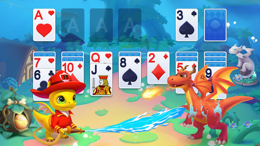 Solitaire Dragons screenshot game