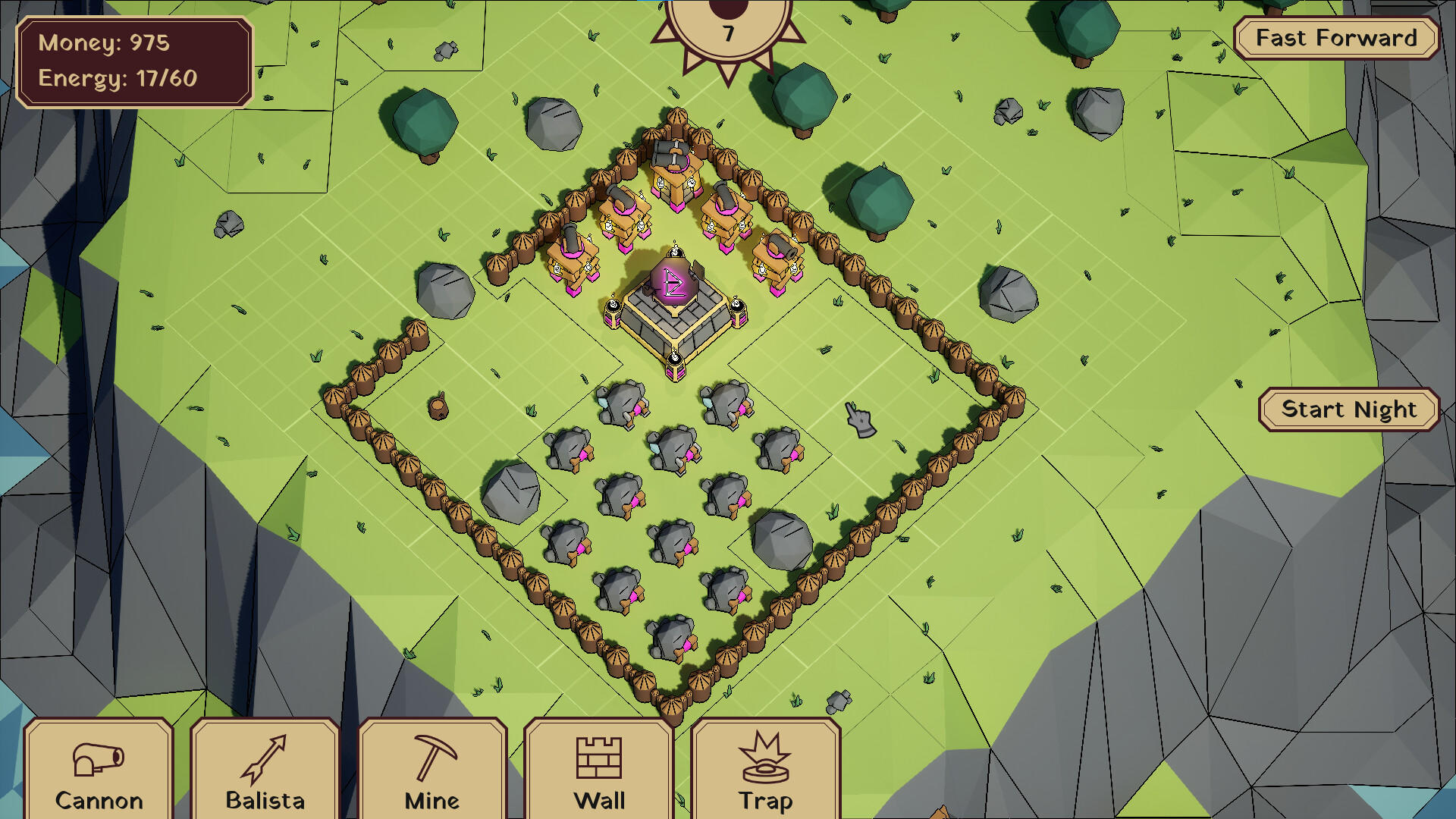 Rune Defender Game Screenshot