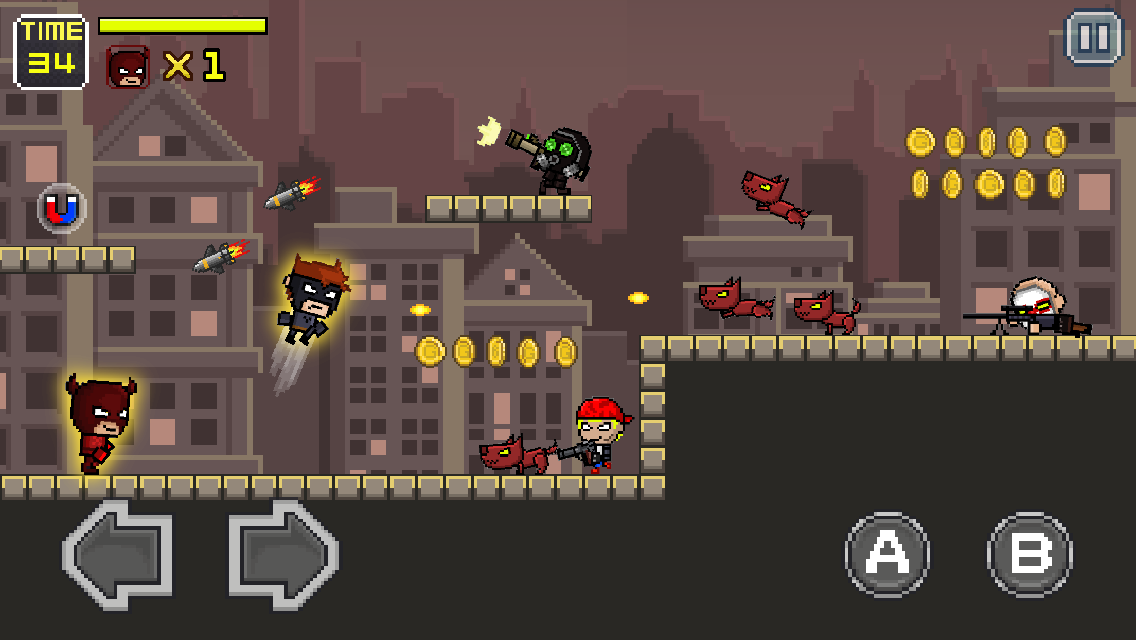 히어로 엑스: 컴뱃 (HERO-X: COMBAT) 게임 스크린샷