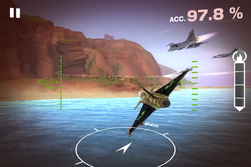 Gripen Fighter Challenge ゲームのスクリーンショット