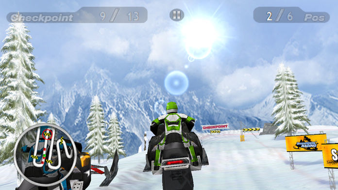 Snow Moto Racing screenshot game