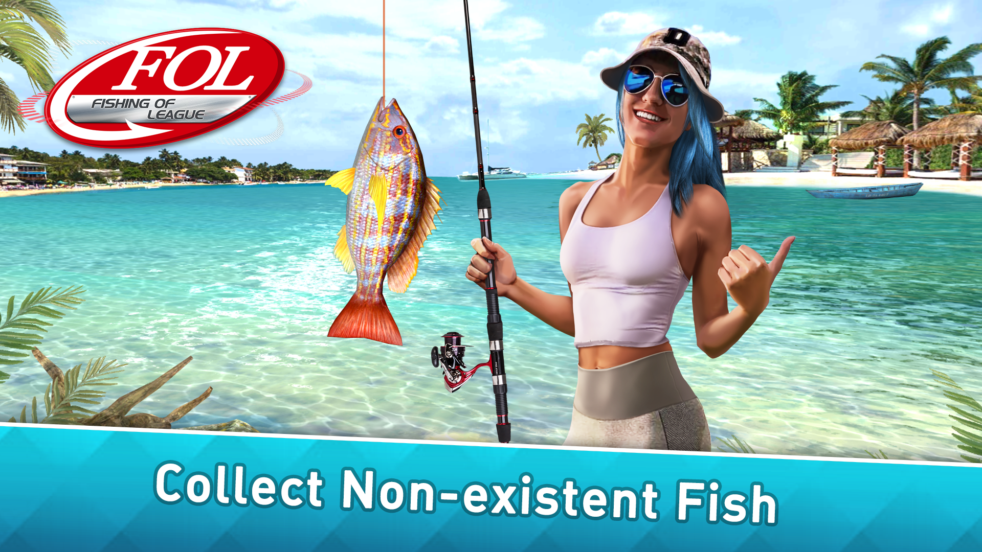 Screenshot 1 of आराम से मछली पकड़ना: नि:शुल्क 3डी अनौपचारिक गेम 1.05