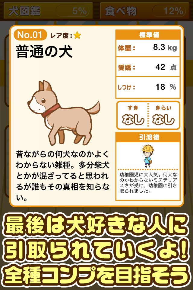 Screenshot of わんわんランド~犬を育てる楽しい育成ゲーム~