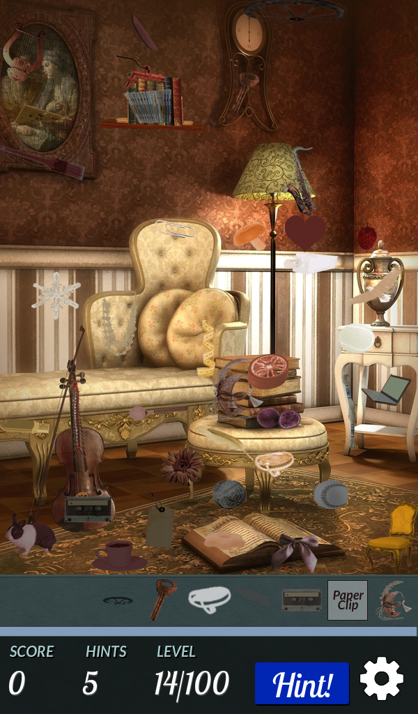 Captura de Tela do Jogo Hidden Object - Art World
