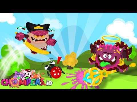 Chompers.io のビデオのスクリーンショット