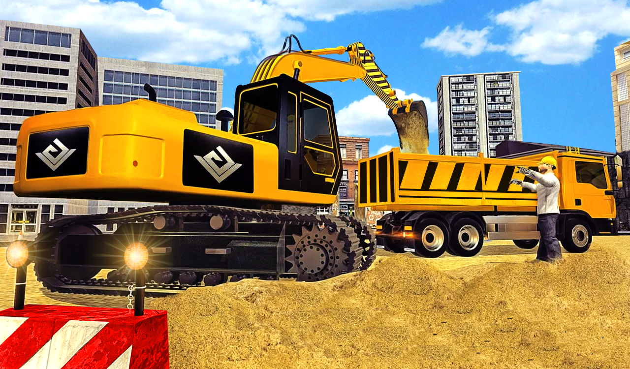 Heavy Duty Excavator Simulator Game Screenshot