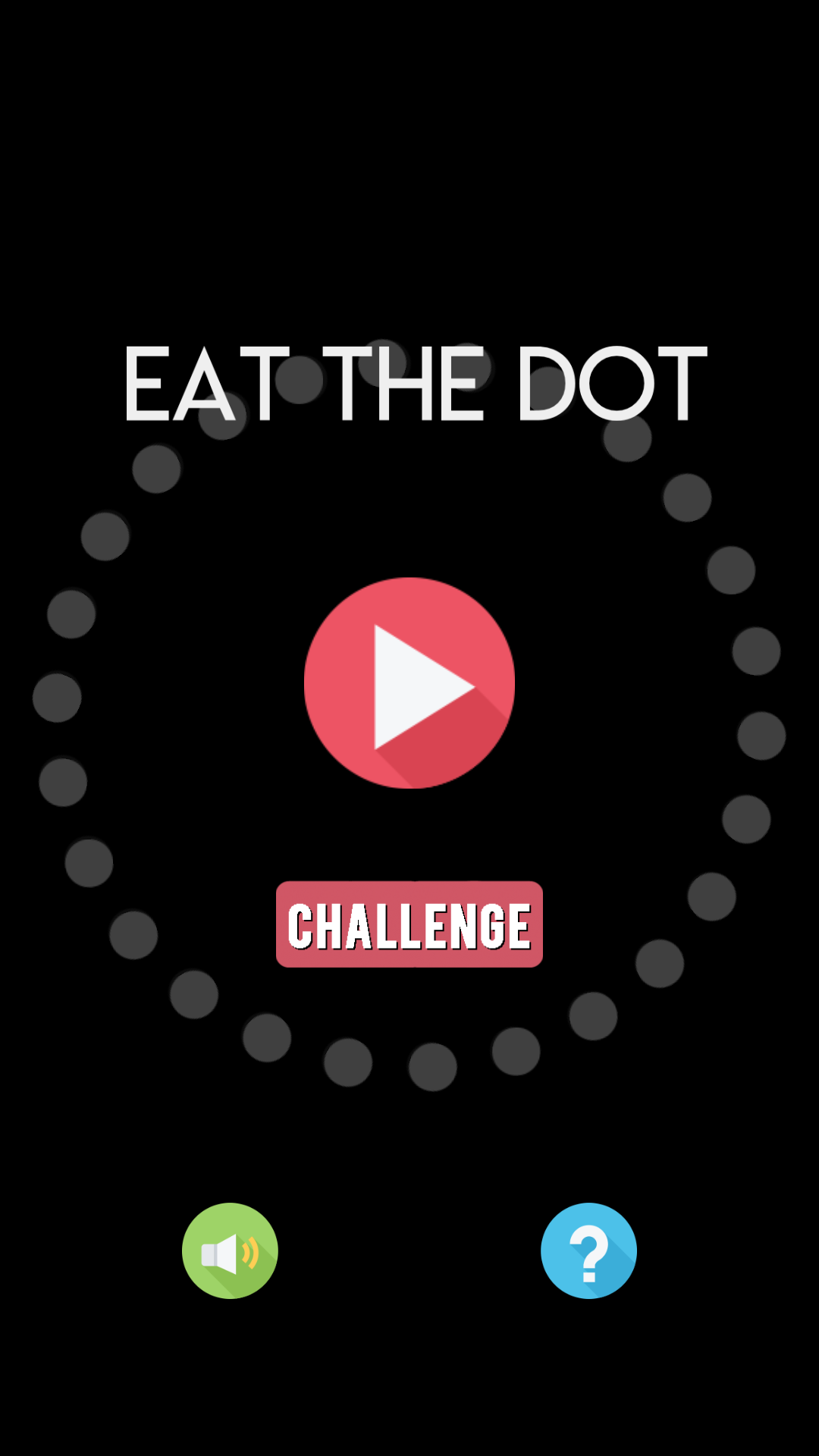 Eat the Dot 2D Game Screenshot
