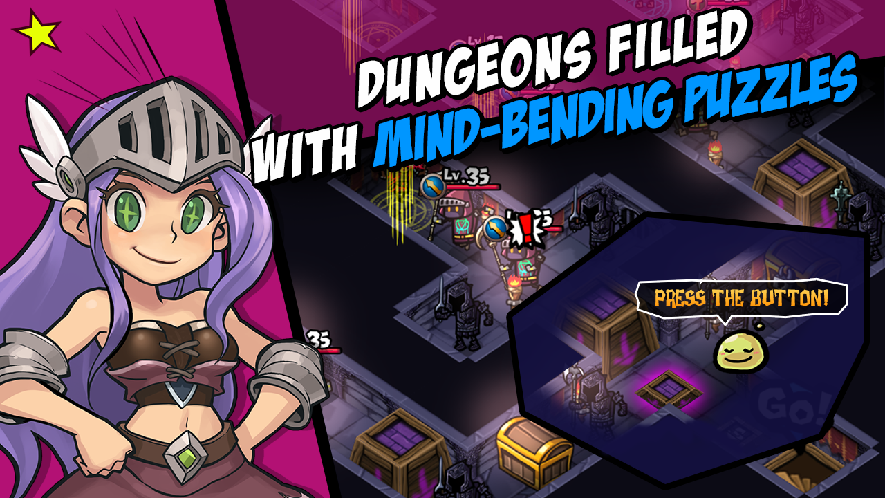 WhamBam Warriors - Puzzle RPG Game Screenshot