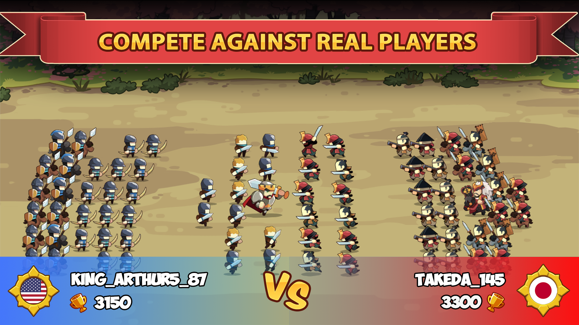 Knights and Glory - Battle Game Screenshot