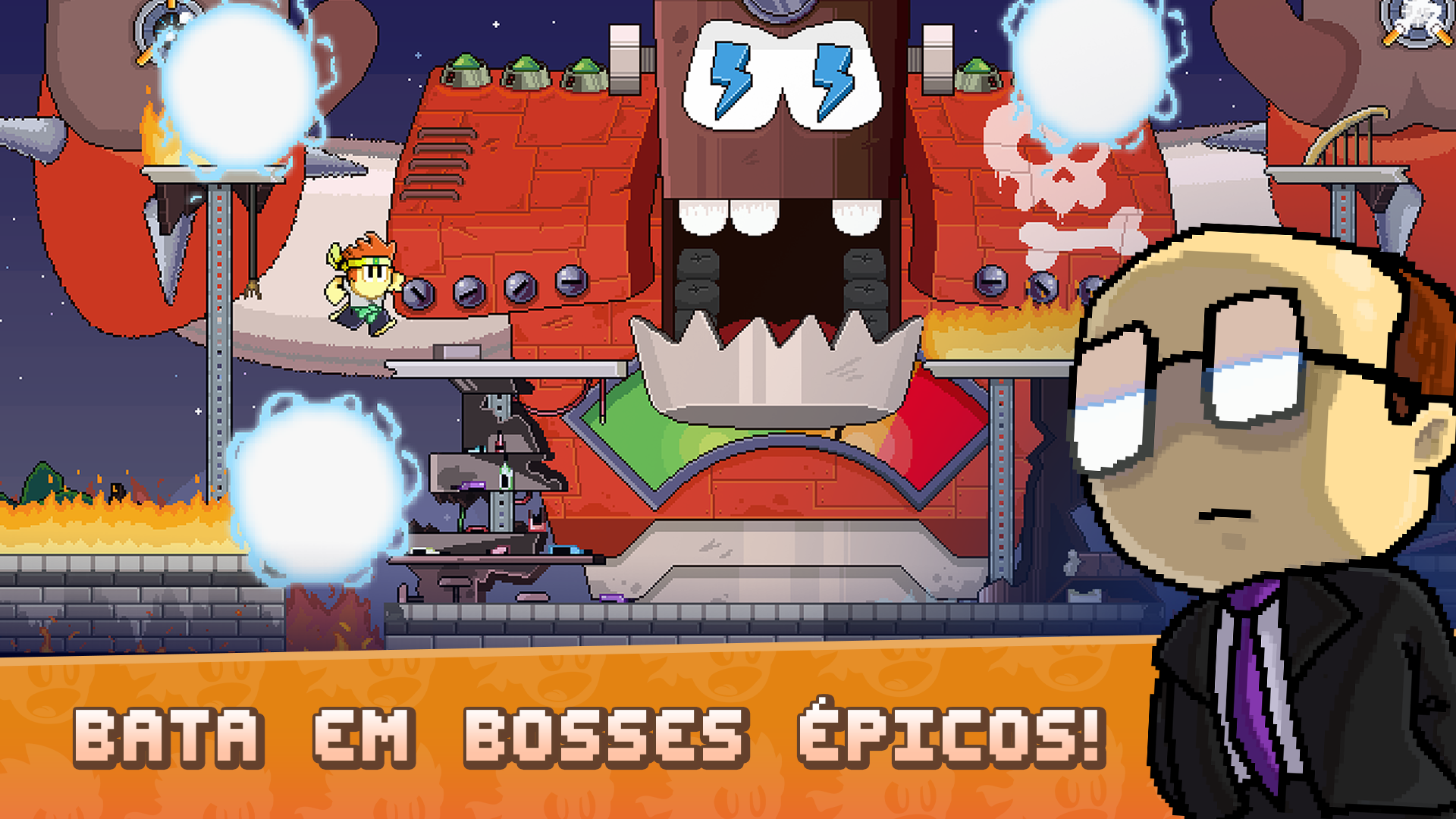 Captura de Tela do Jogo Dan the Man: Action Platformer