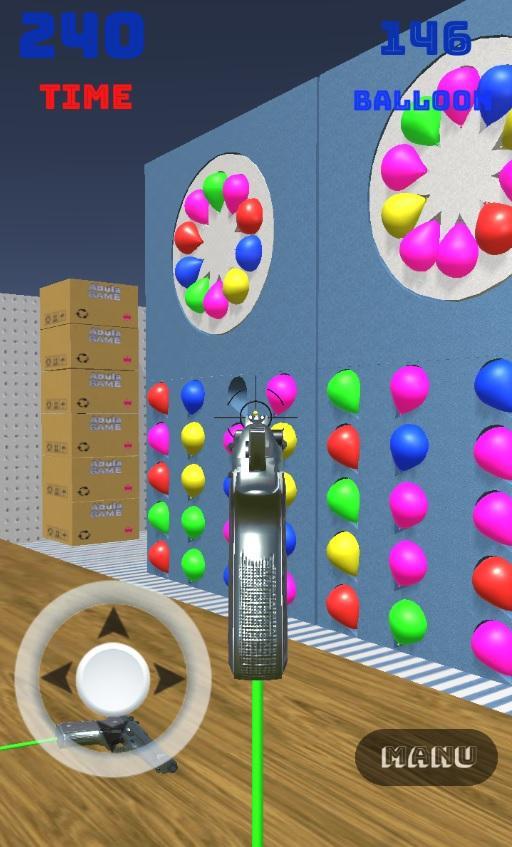 Night market shot balloon Game Screenshot