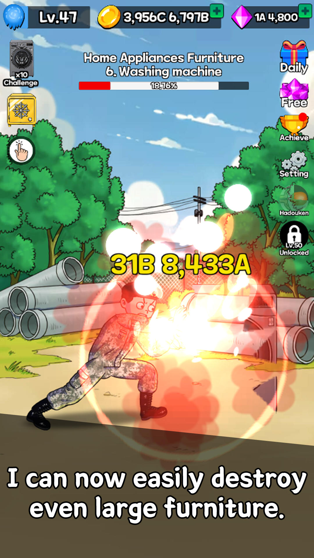 The Legend of Fireball Game Screenshot