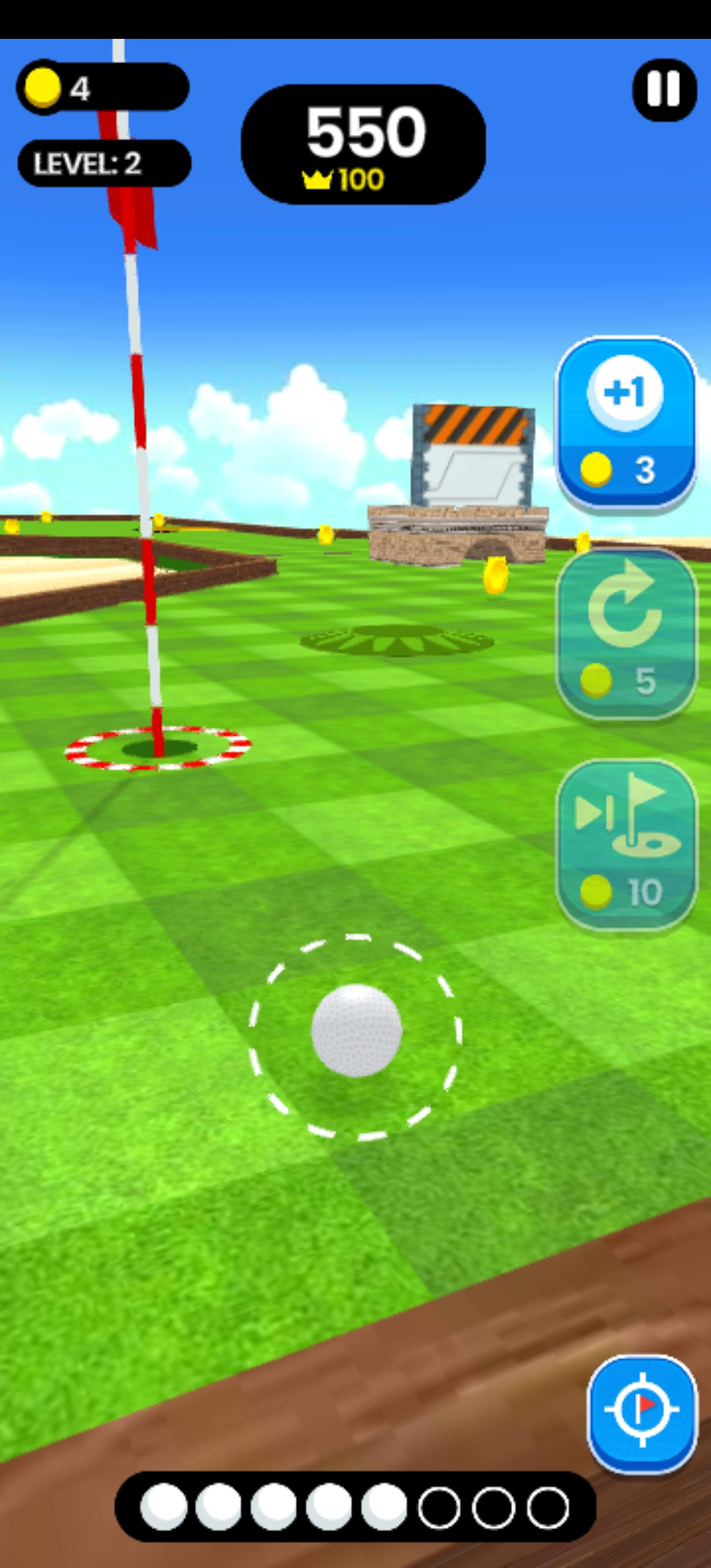 Professional Golfer Game ゲームのスクリーンショット