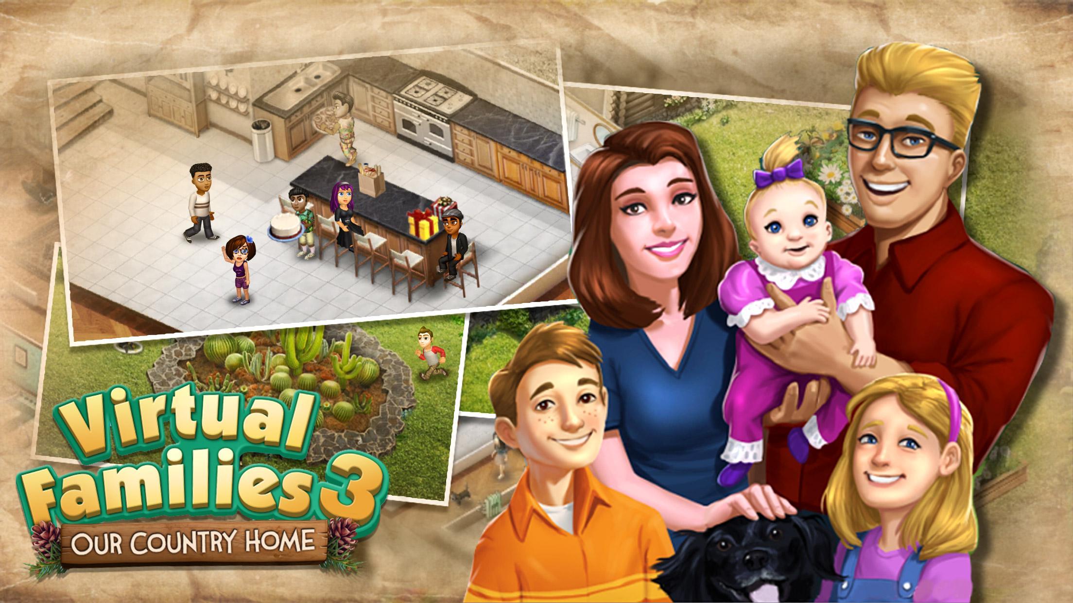 Virtual Families 3 ゲームのスクリーンショット