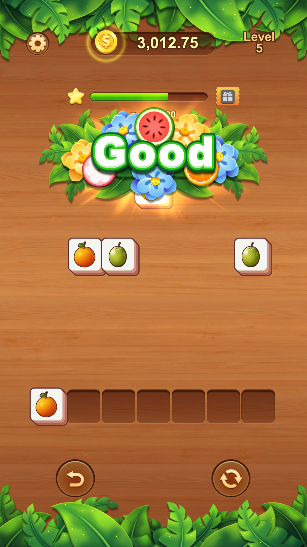 Screenshot of Fruit Tiles: Win & Play