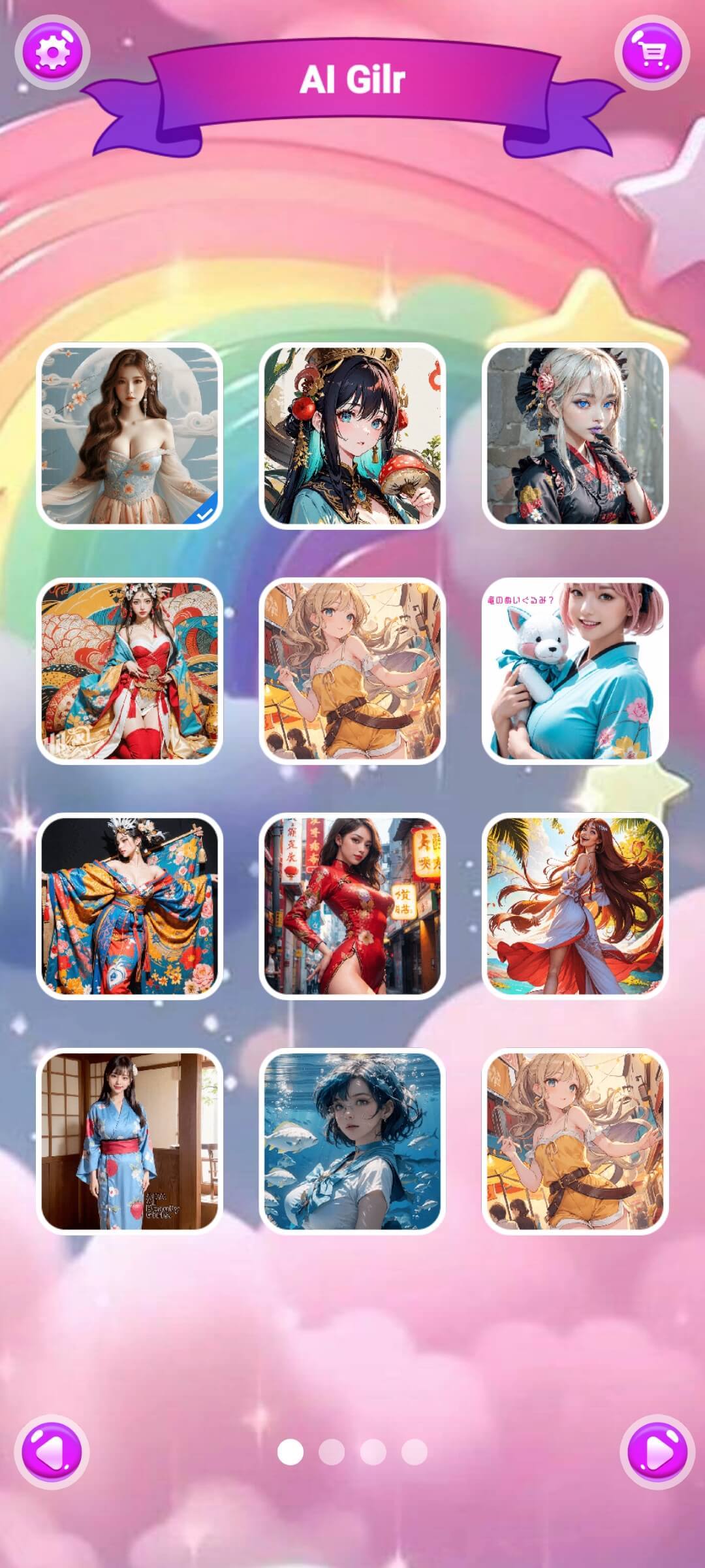 Cuplikan Layar Game Jigsaw Puzzles - AI Girl