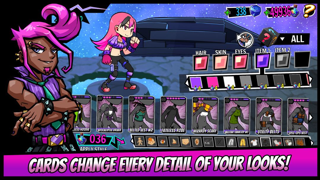 Screenshot of Fighters of Fate: Card Duel