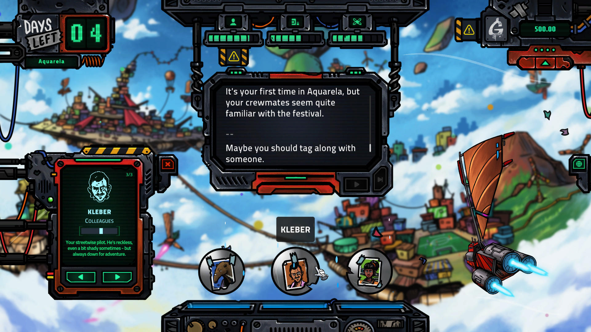 Sky Caravan Game Screenshot