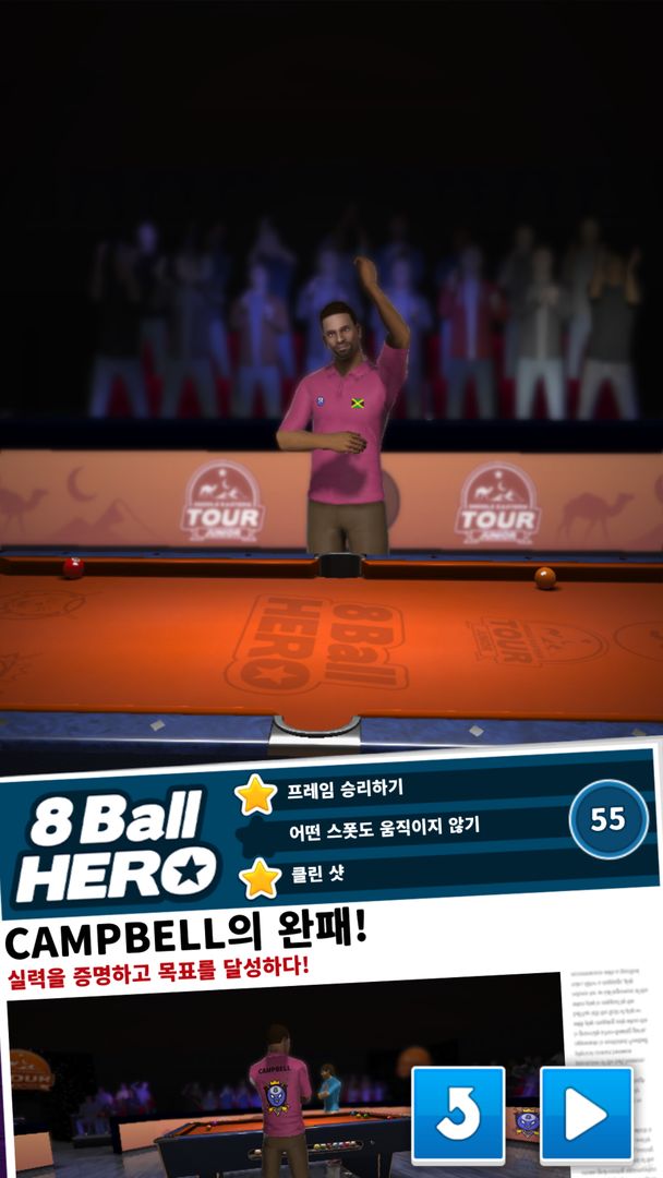 8 Ball Hero 게임 스크린 샷