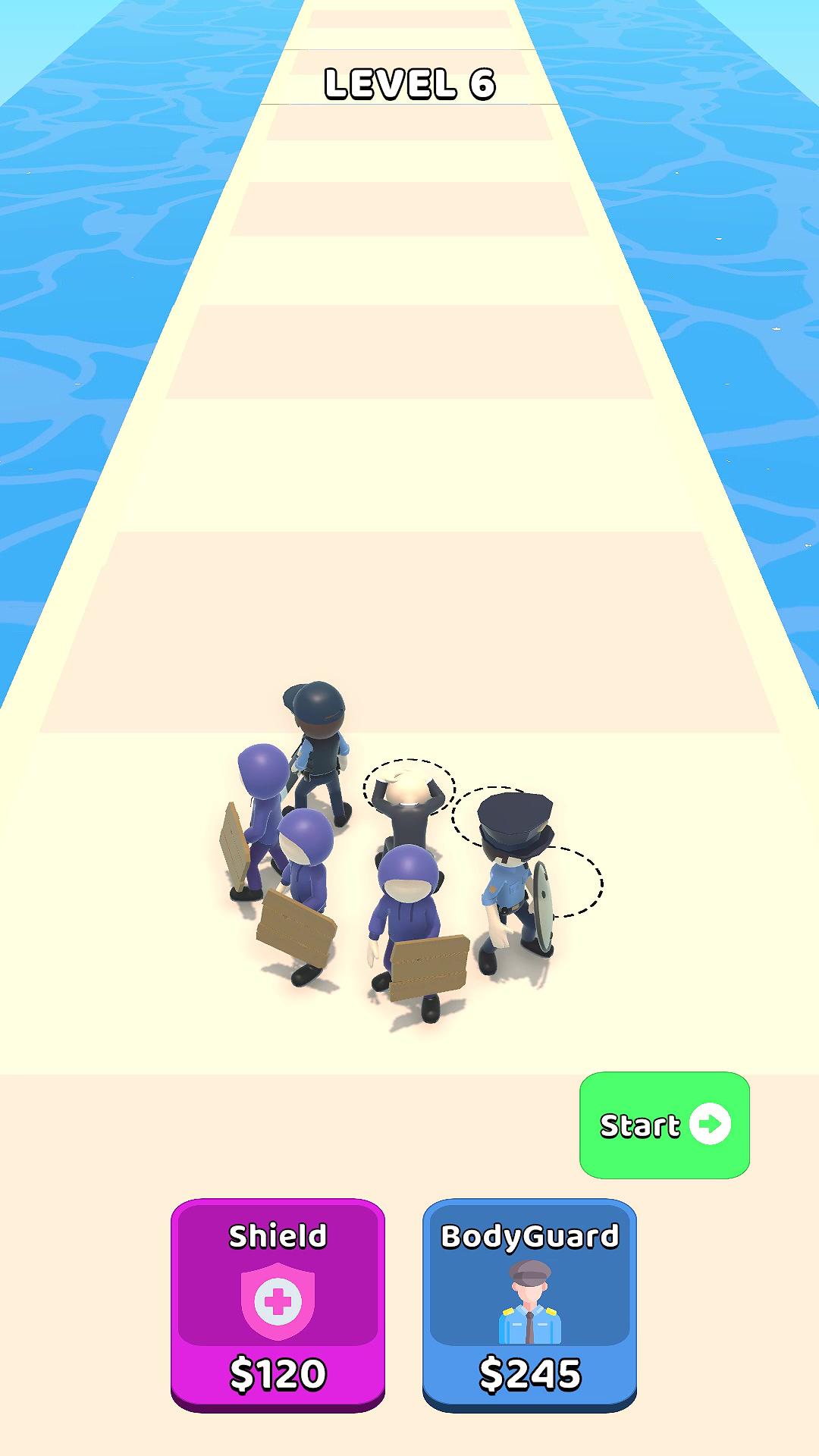VIP Guard Runner Game Screenshot