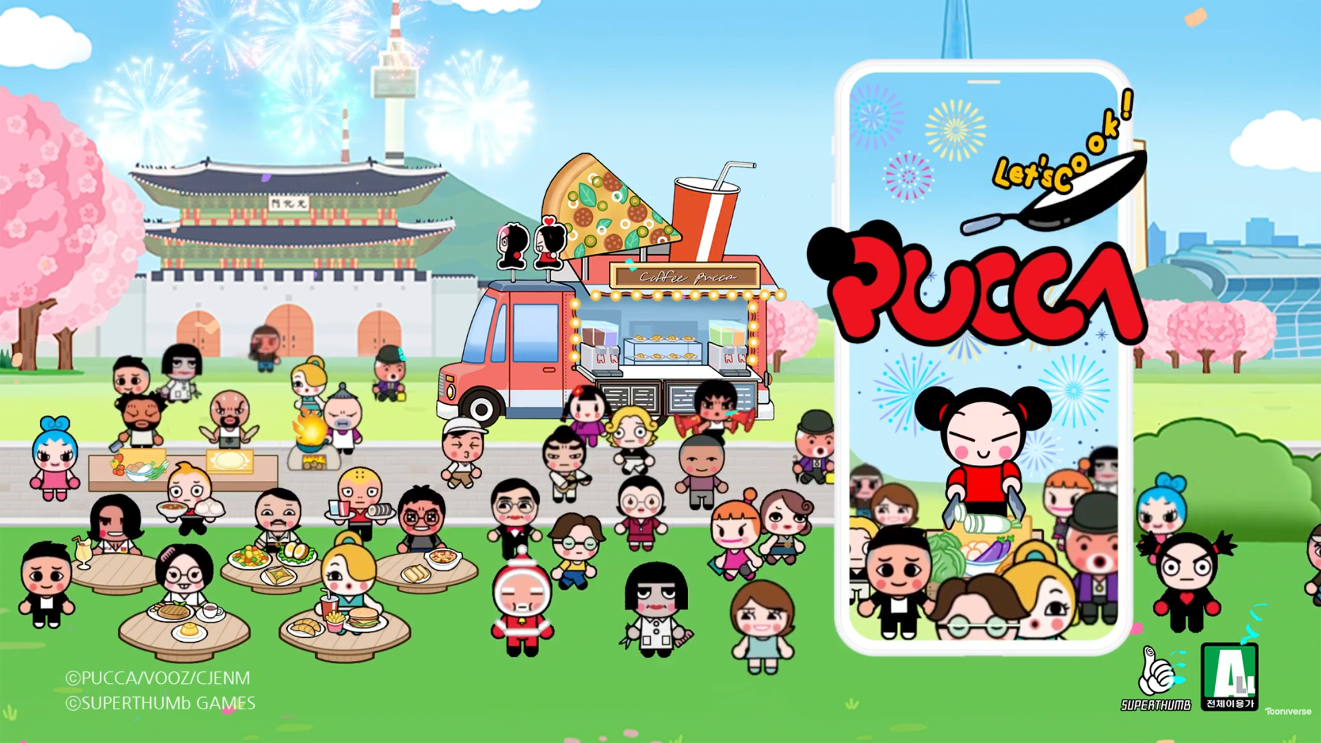 Screenshot of the video of Pucca, Let's Cook!: World Tour