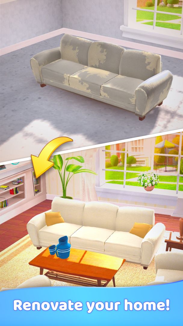 Merge Decor: Dream Home Design遊戲截圖