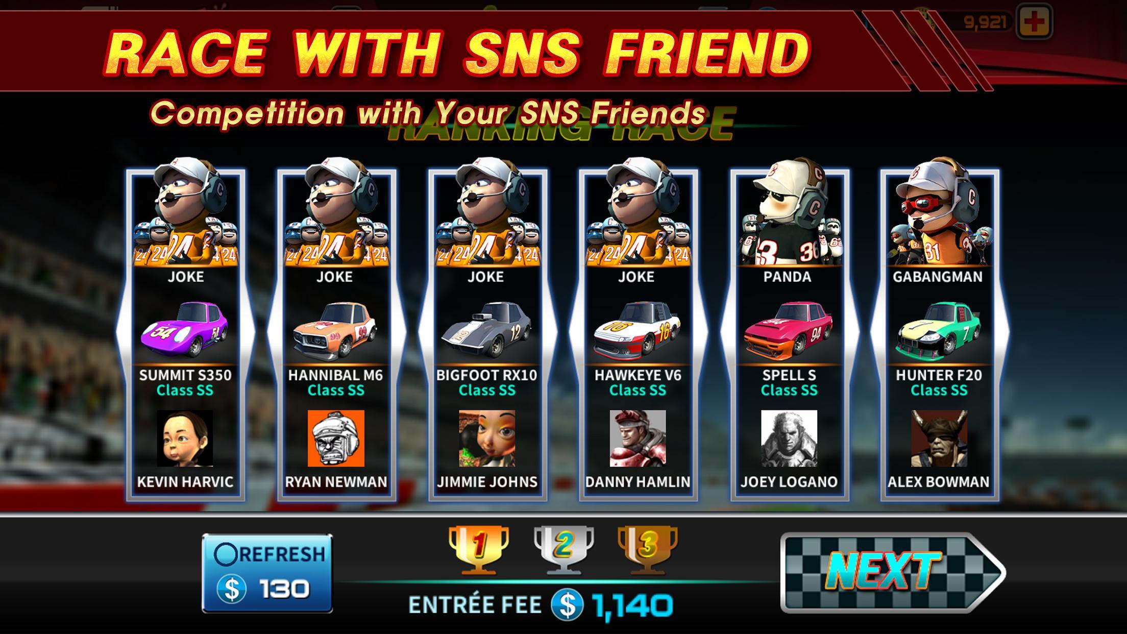 Cuplikan Layar Game Pit in Racing