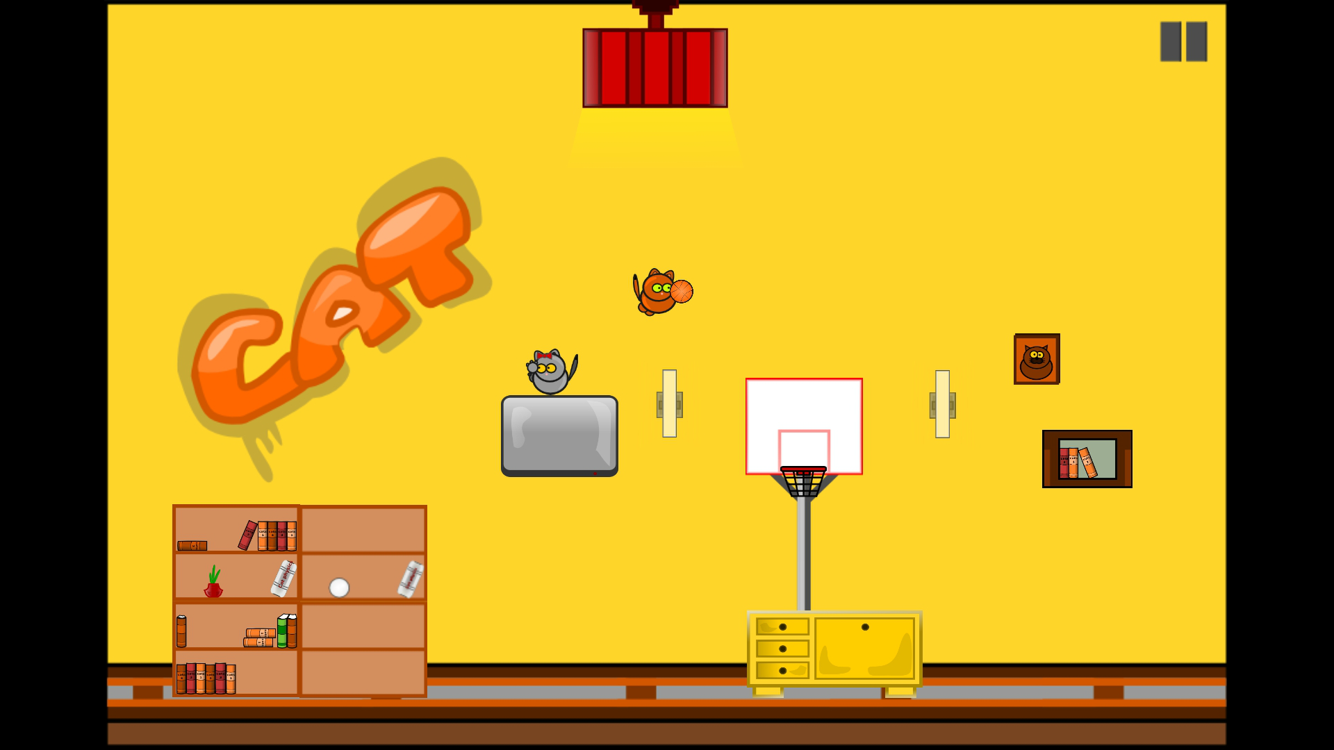 Cuplikan Layar Game Cat basketball