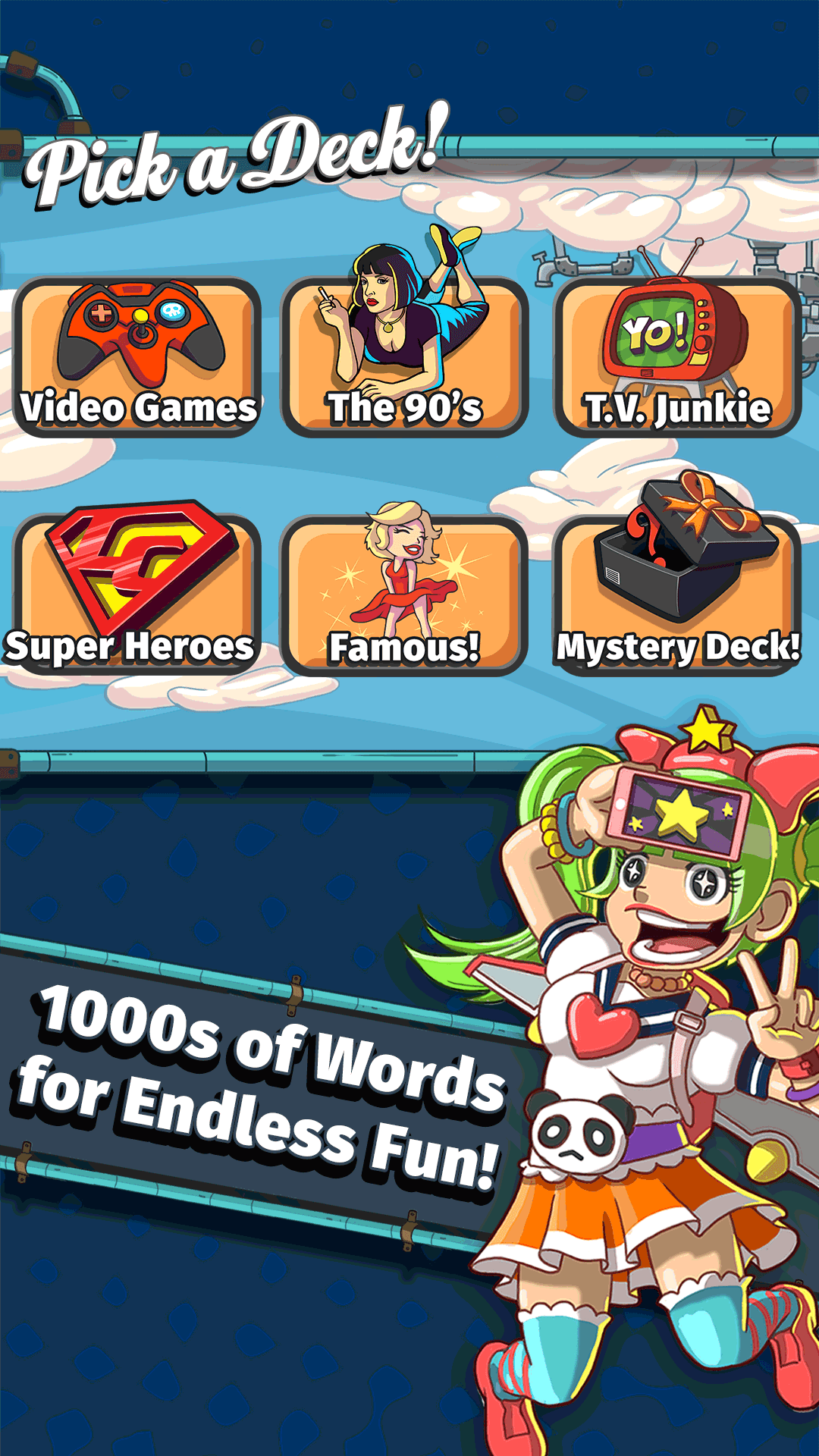 Word Gush: Loot Charades! Game Screenshot