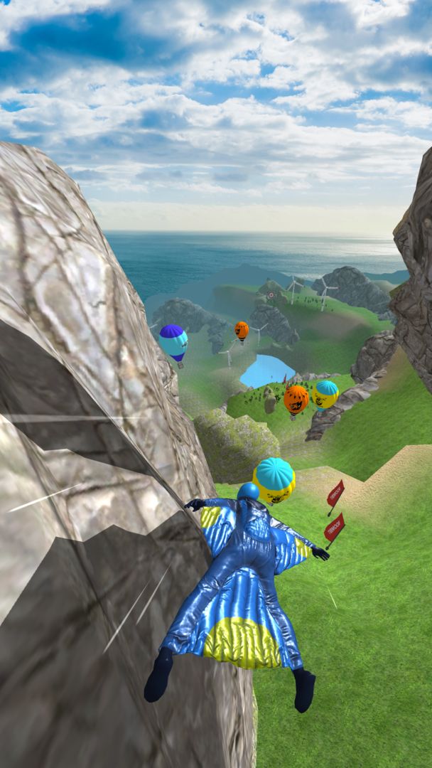 Base Jump Wing Suit Flying screenshot game
