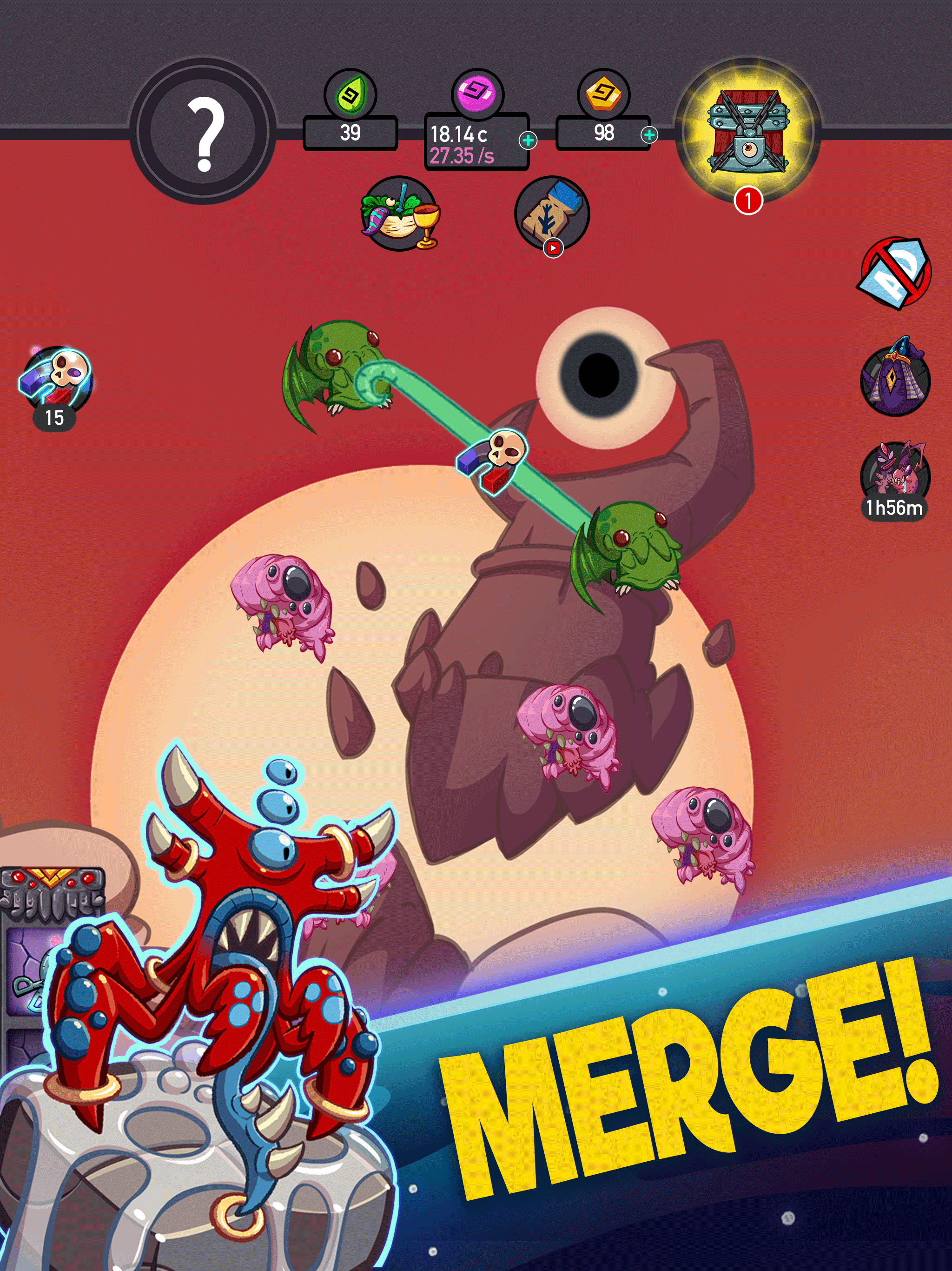 Tap Temple: Monster Clicker ภาพหน้าจอเกม