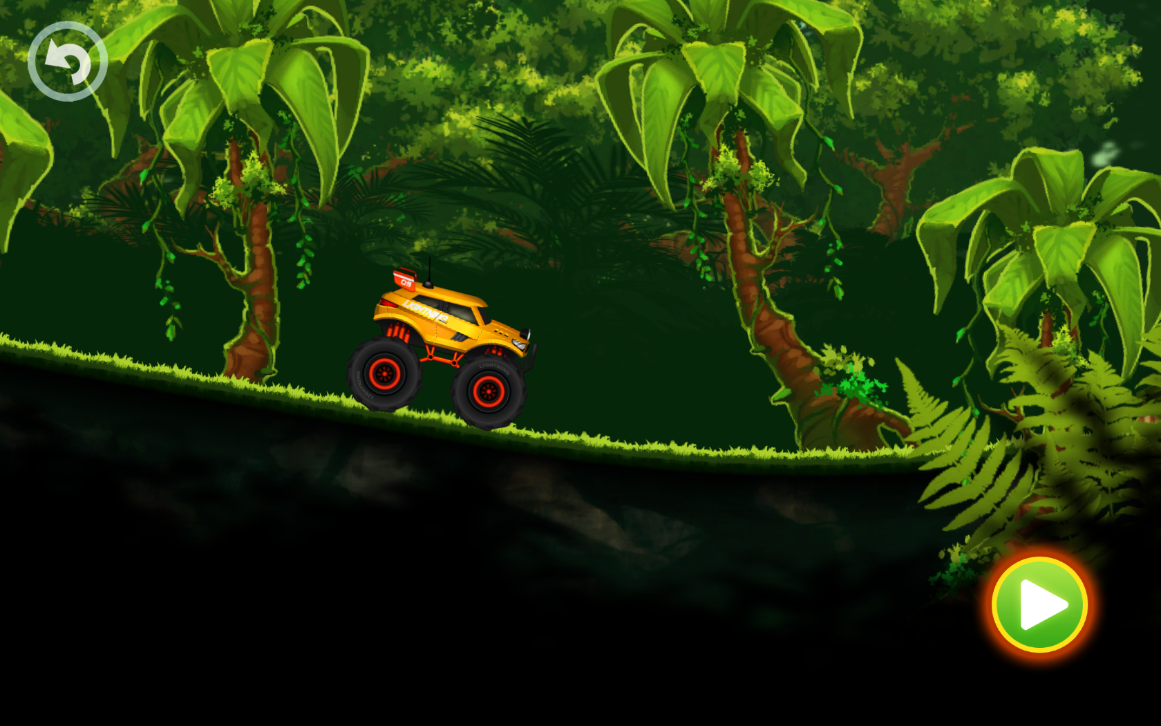 Screenshot of Jungle Monster Truck Kids Race