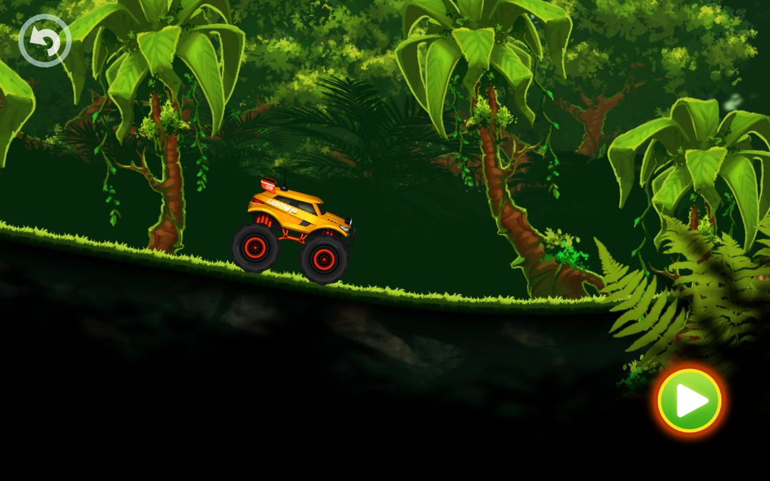 Jungle Monster Truck Kids Race ภาพหน้าจอเกม
