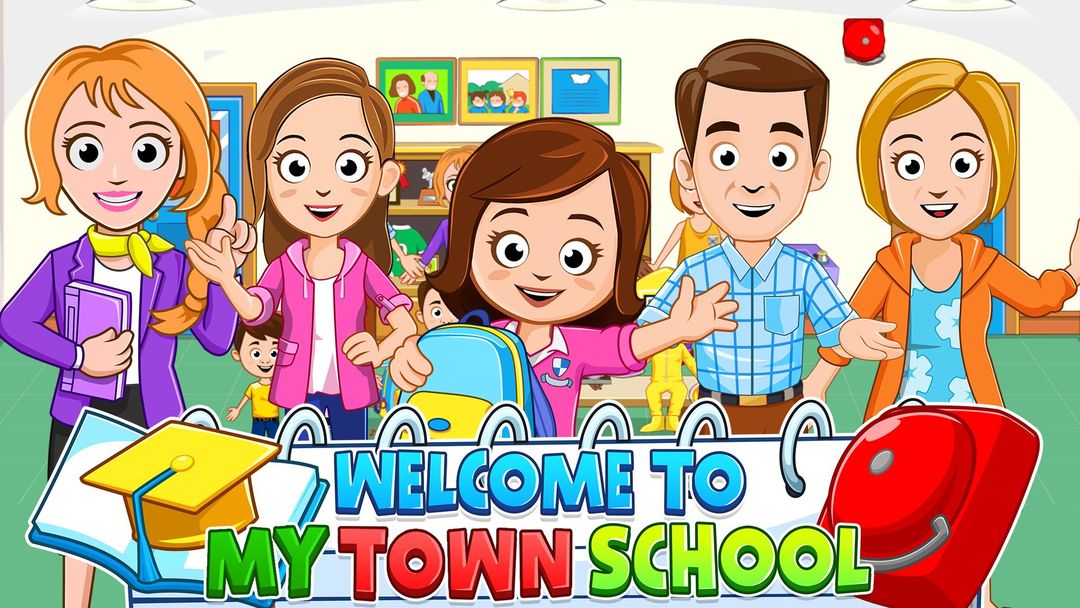 My Town : School screenshot game