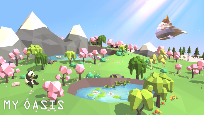 Screenshot of My Oasis: Anxiety Relief Game