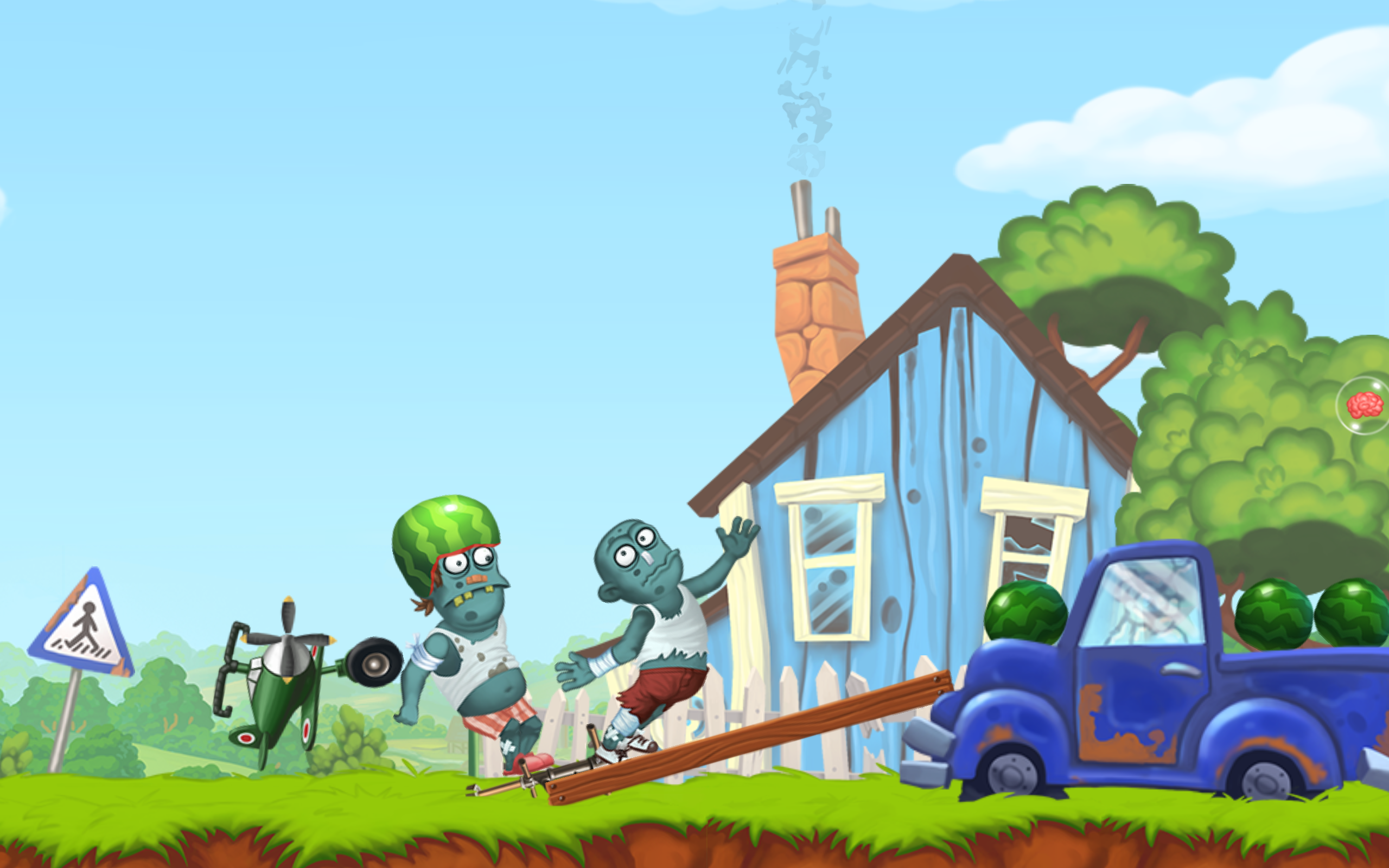 Zombie's Got a Pogo 遊戲截圖