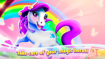 Unicorn Baby Care: Make up! Game Screenshot