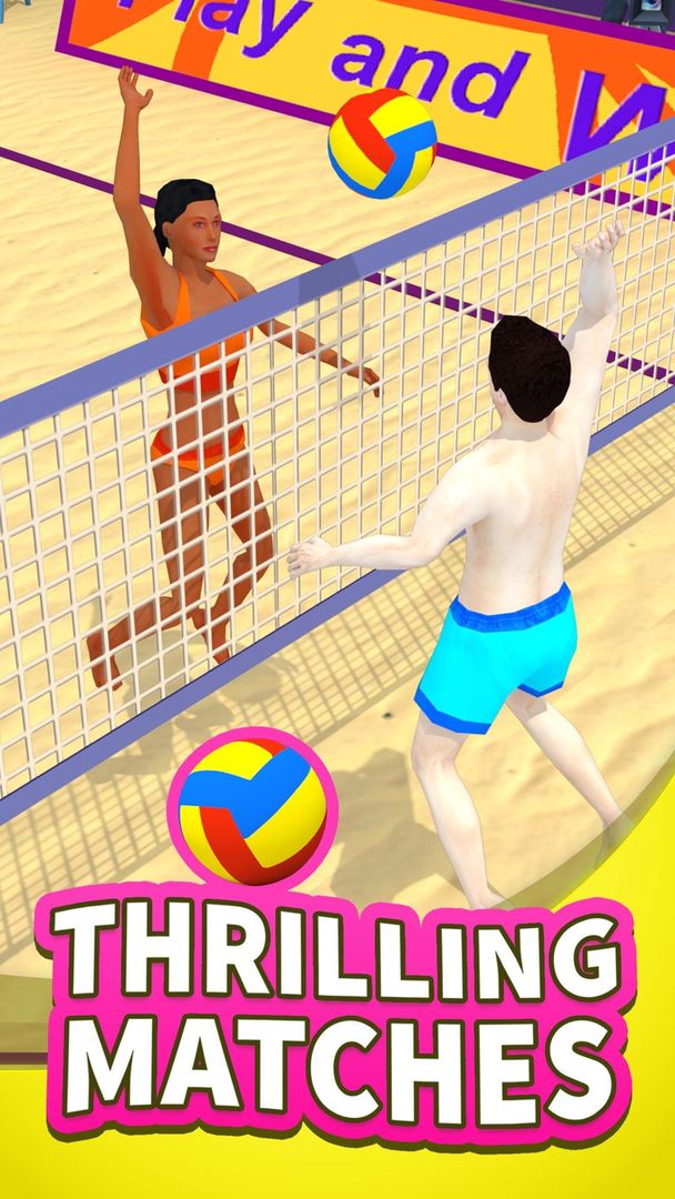 Summer Sports: Volleyball ภาพหน้าจอเกม