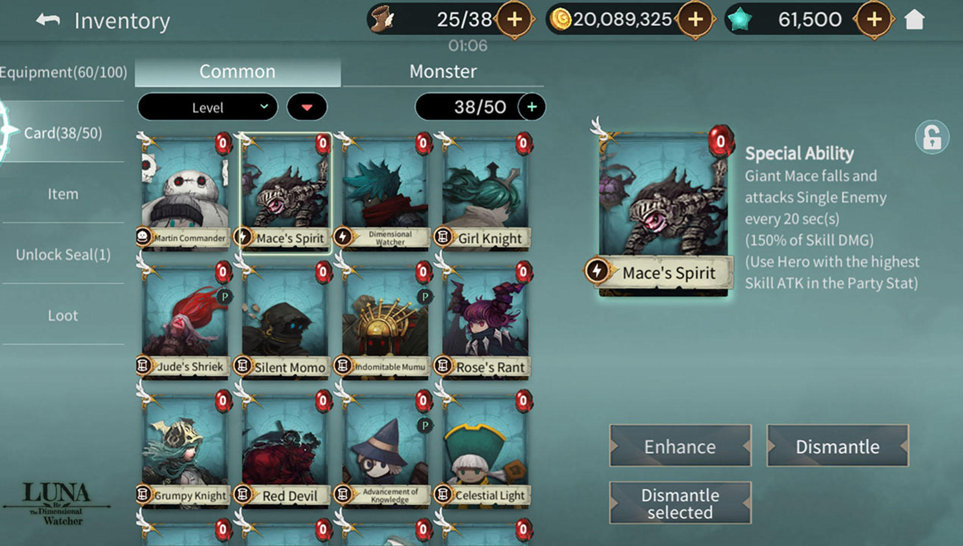 Luna Re : Dimensional Watcher Game Screenshot