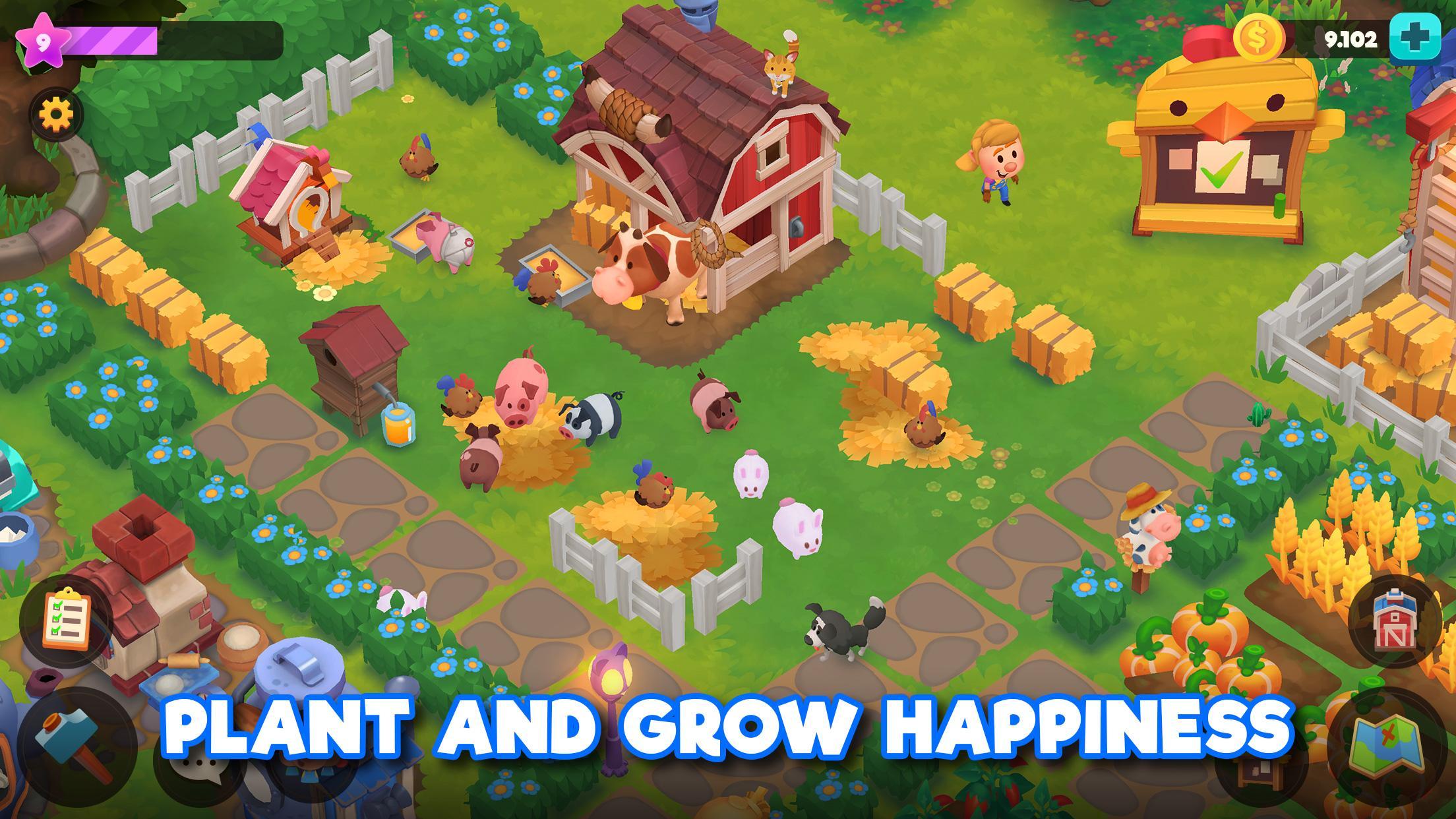 WeFarm: Build a Town & Explore 遊戲截圖