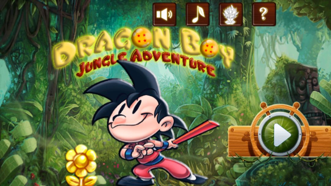 Dragon Boy Jungle Adventure ภาพหน้าจอเกม