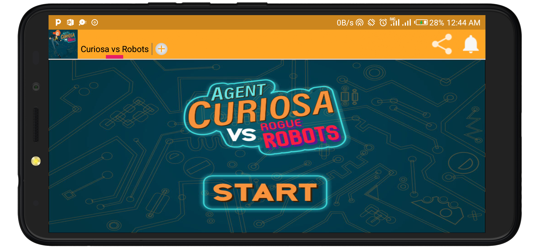 Curiosa vs Robots Game Screenshot