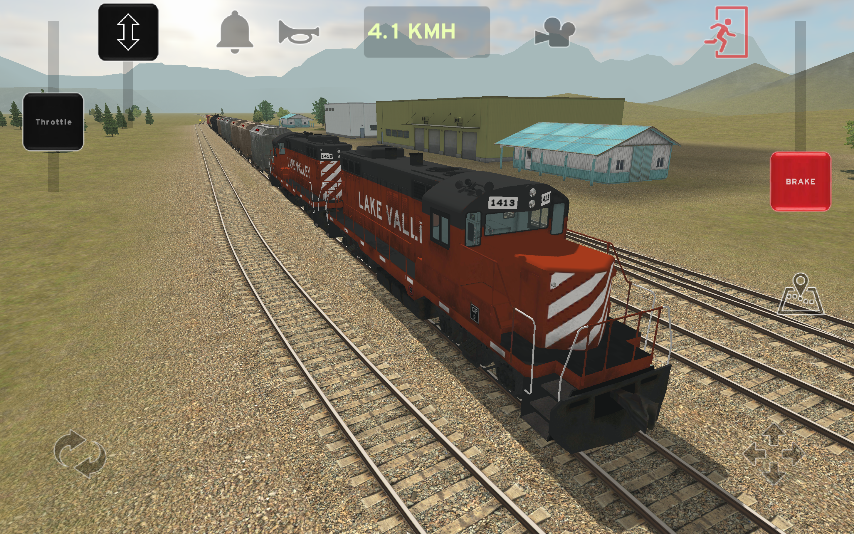 Train and rail yard simulatorのキャプチャ